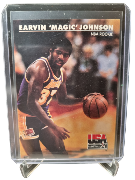 1992 Sky Box #29 Magic Johnson USA Basketball NBA Rookie