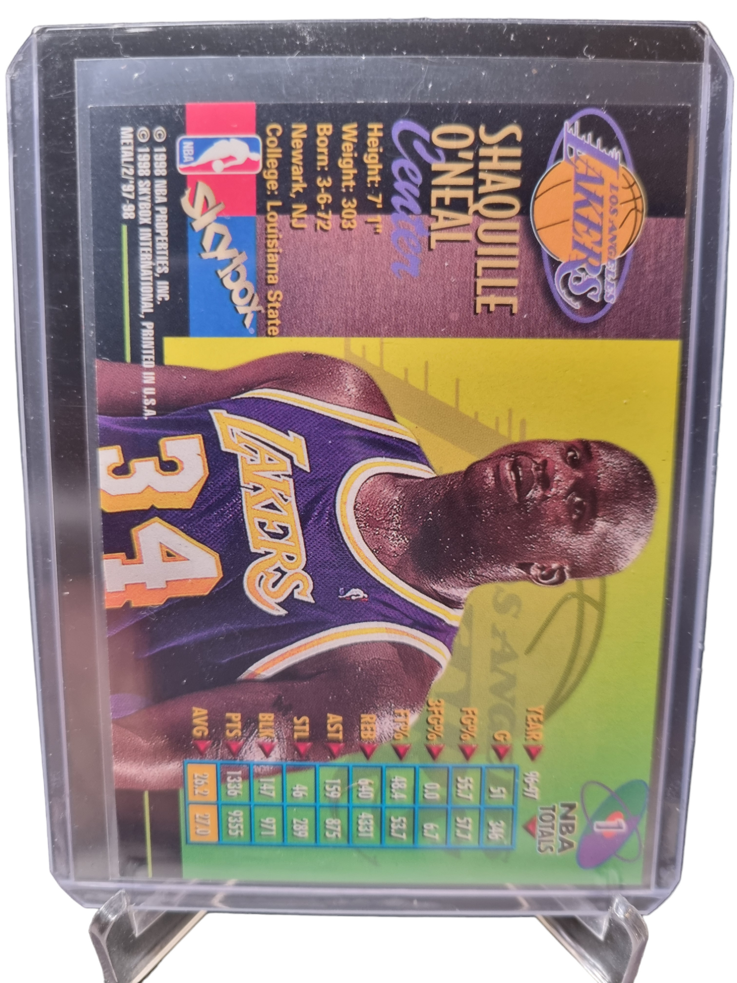 1997-98 Skybox #1 Shaquille O'Neal Metal Universe