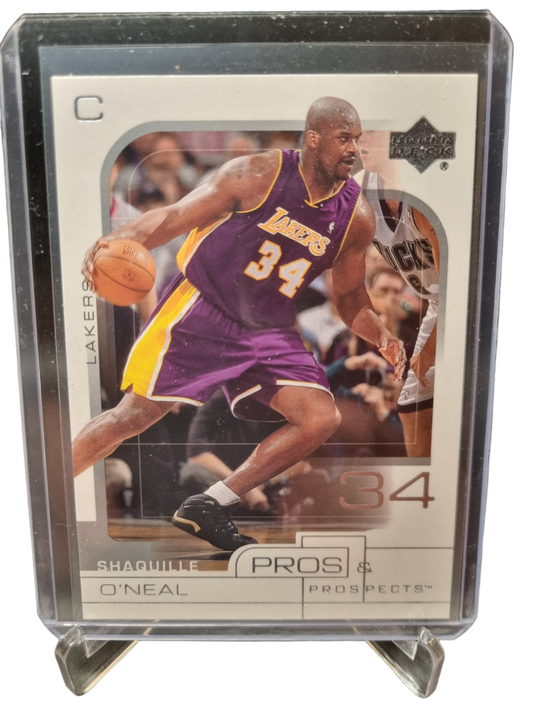 2001 Upper Deck #38 Shaquille O'Neal Pros And Prospects