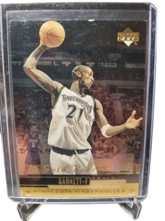 2000 Upper Deck #240 Kevin Garnett Gold Reserve Checklist