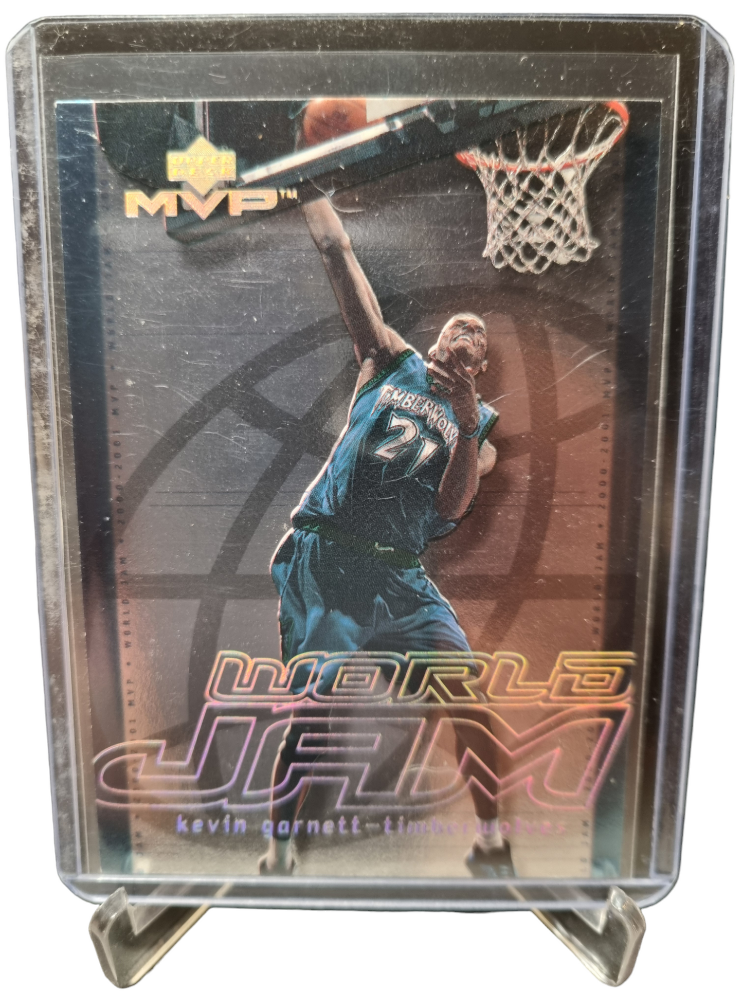 2000-01 Upper Deck MVP #WJ7 Kevin Garnett World Jam