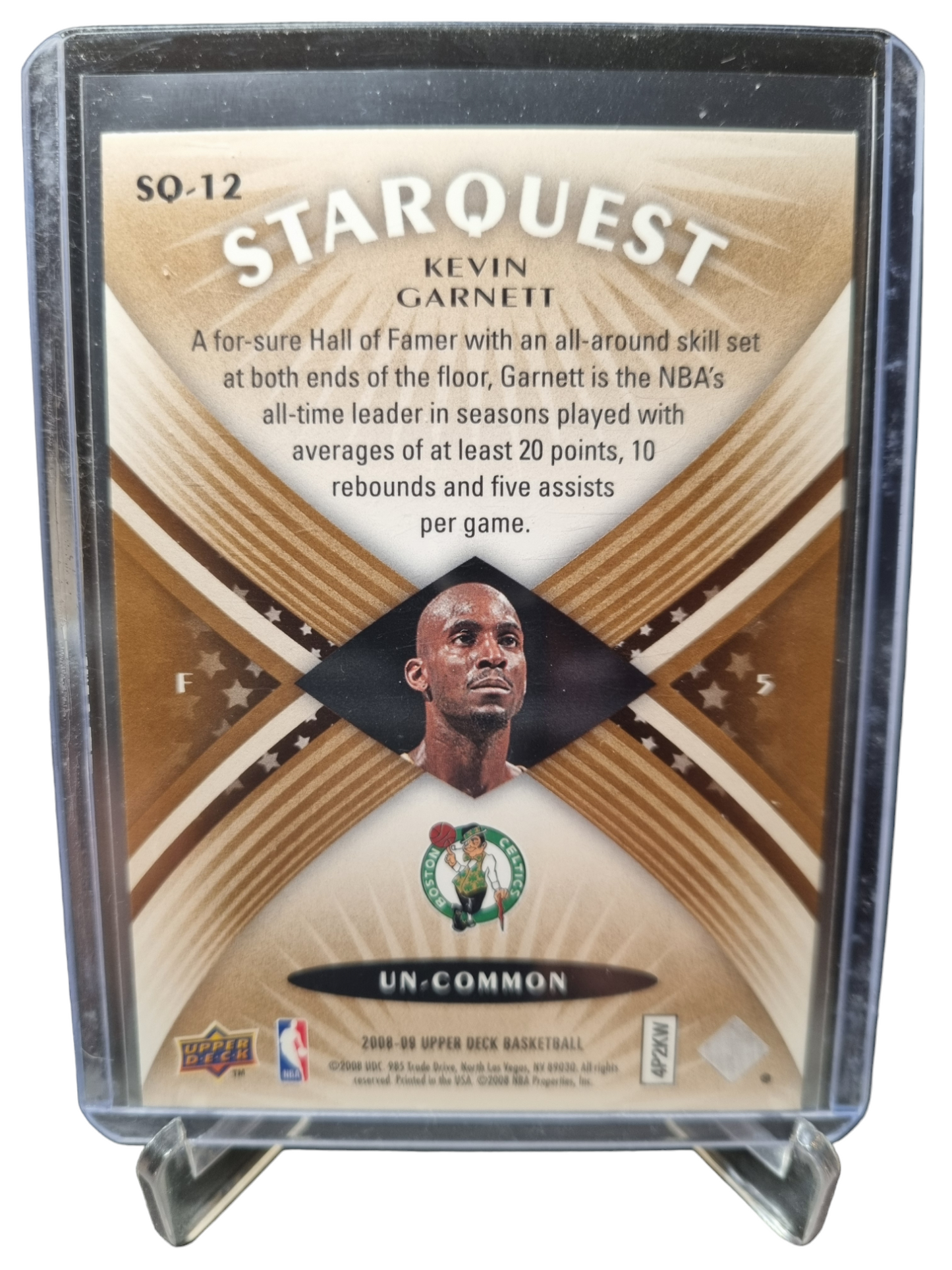 2008-09 Upper Deck #SQ-12 Kevin Garnett Starquest