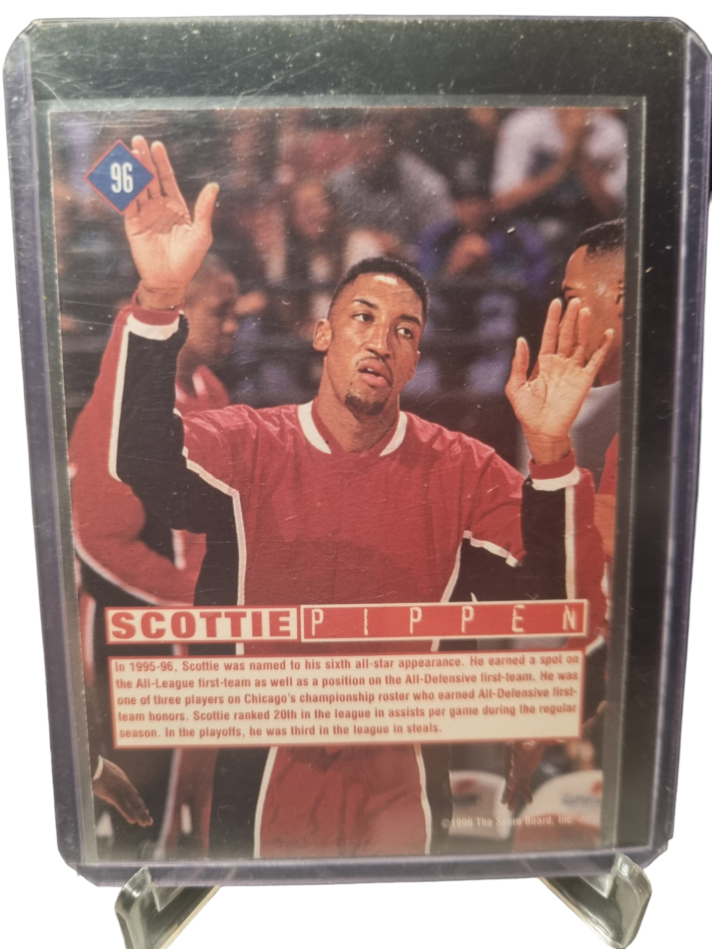 1996 Score #96 Scottie Pippen Basketball Greats