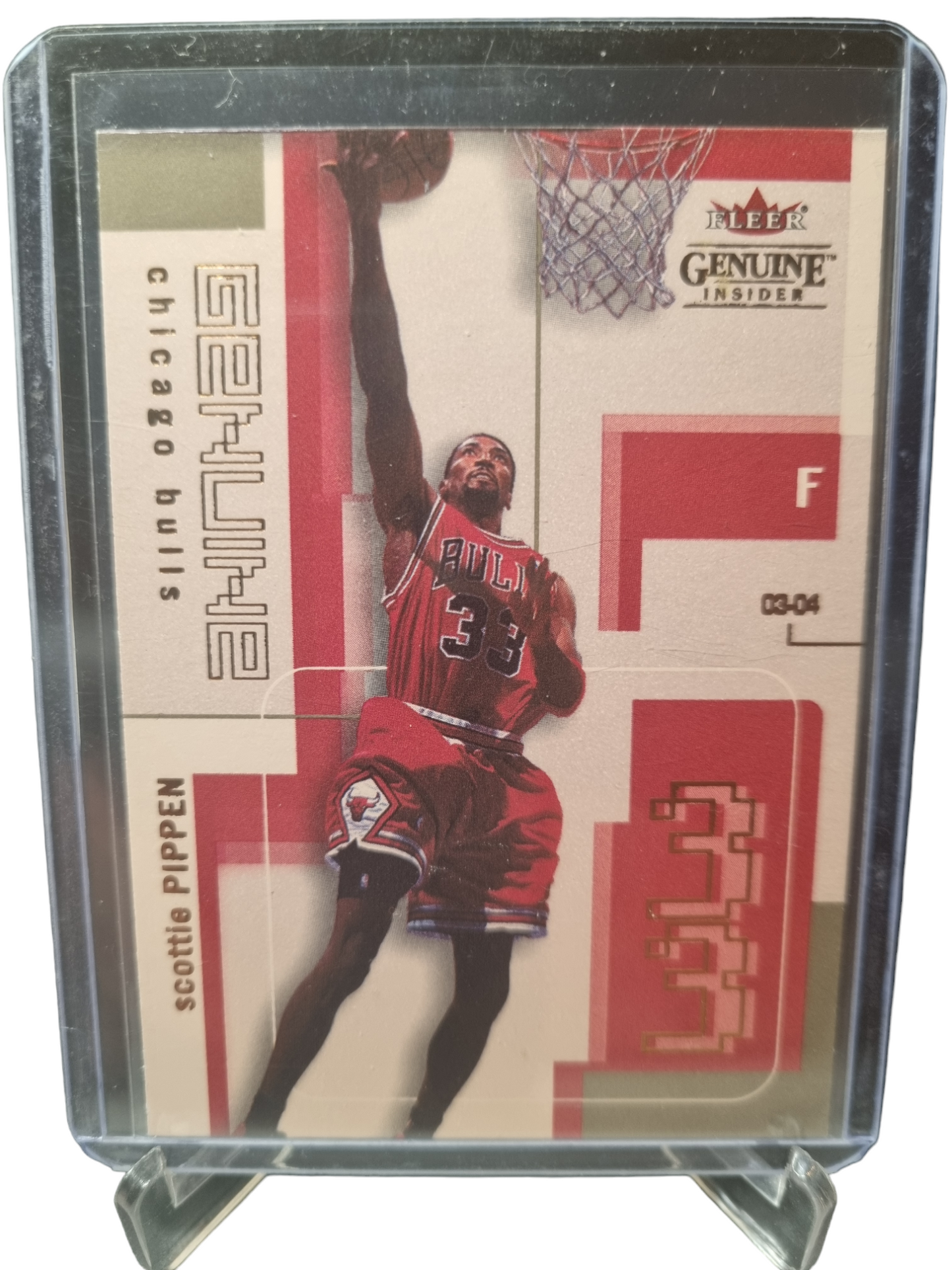 2003-04 Fleer #63 Scottie Pippen Genuine Insider