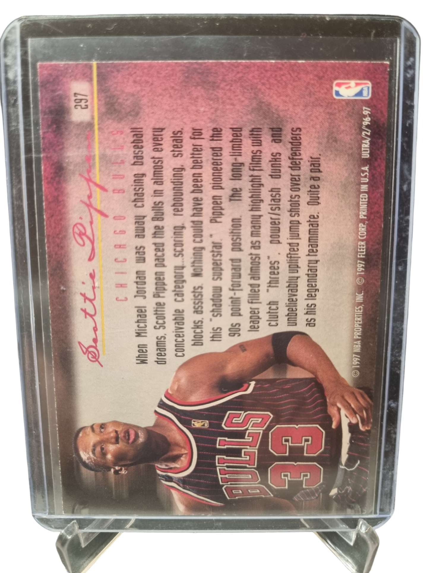 1996-97 Fleer #297 Scottie Pippen Play Of The Game