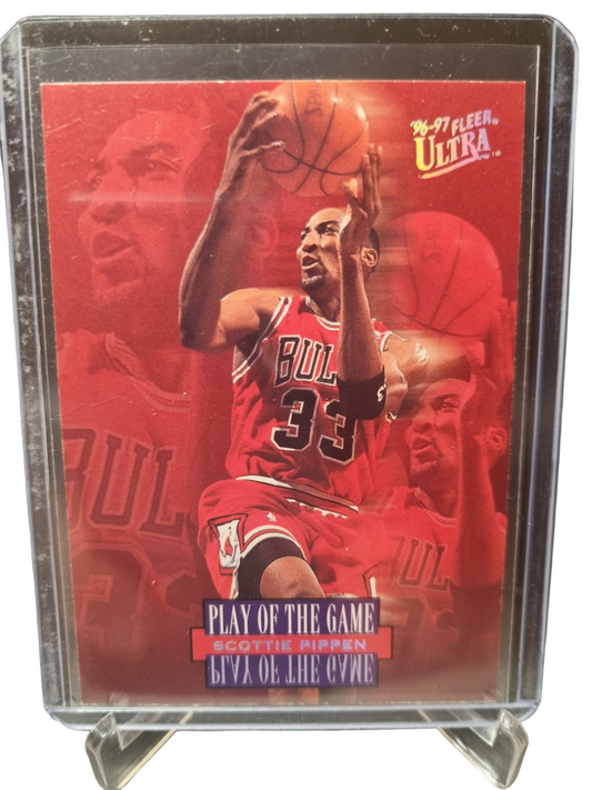 1996-97 Fleer #297 Scottie Pippen Play Of The Game