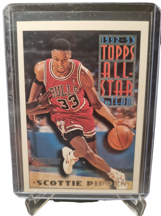 1993 Topps Gold #117 Scottie Pippen Topps All-Star Team - Gold