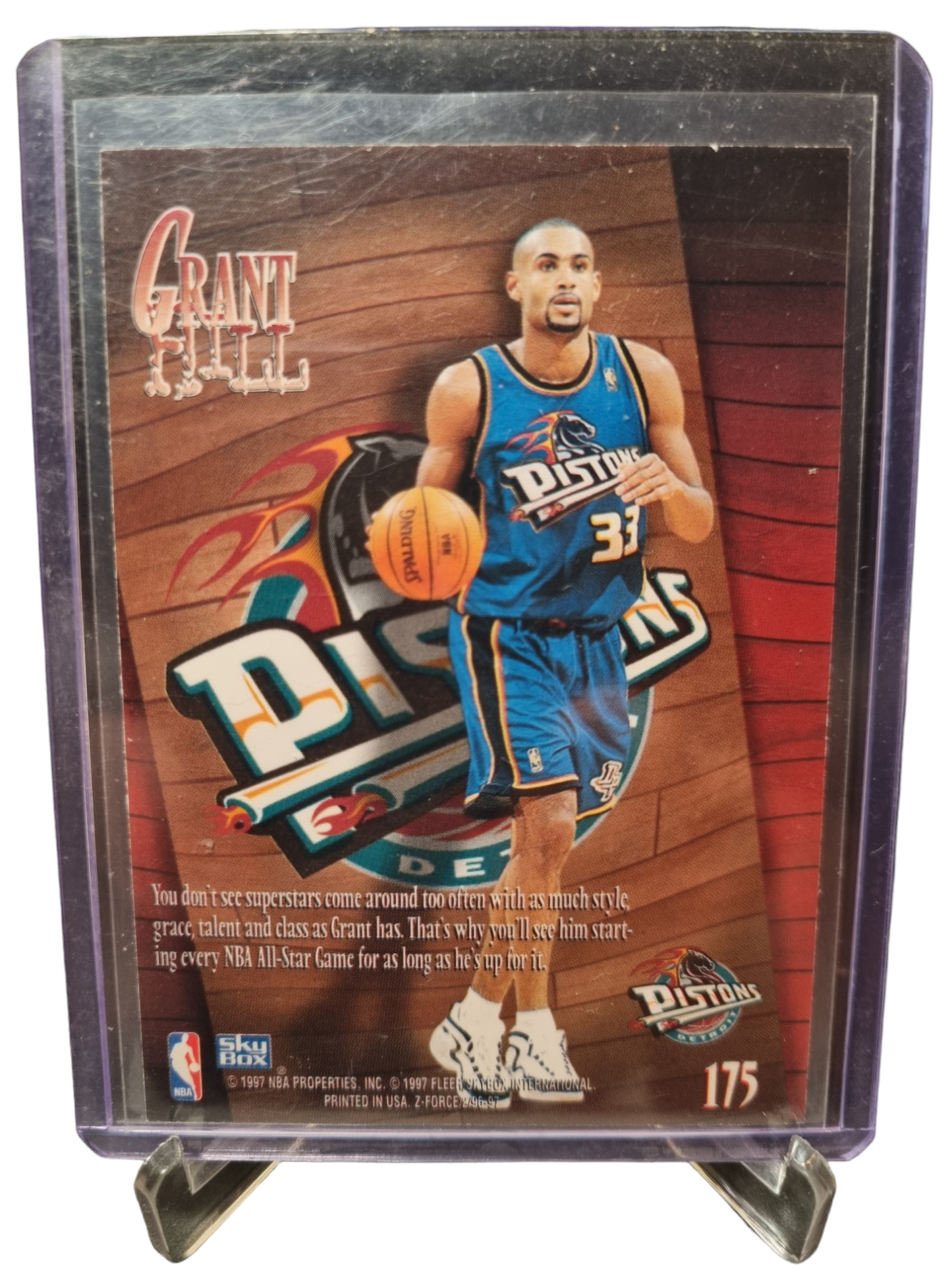 1997 Skybox #175 Grant Hill Skybox Z Force Zupermen