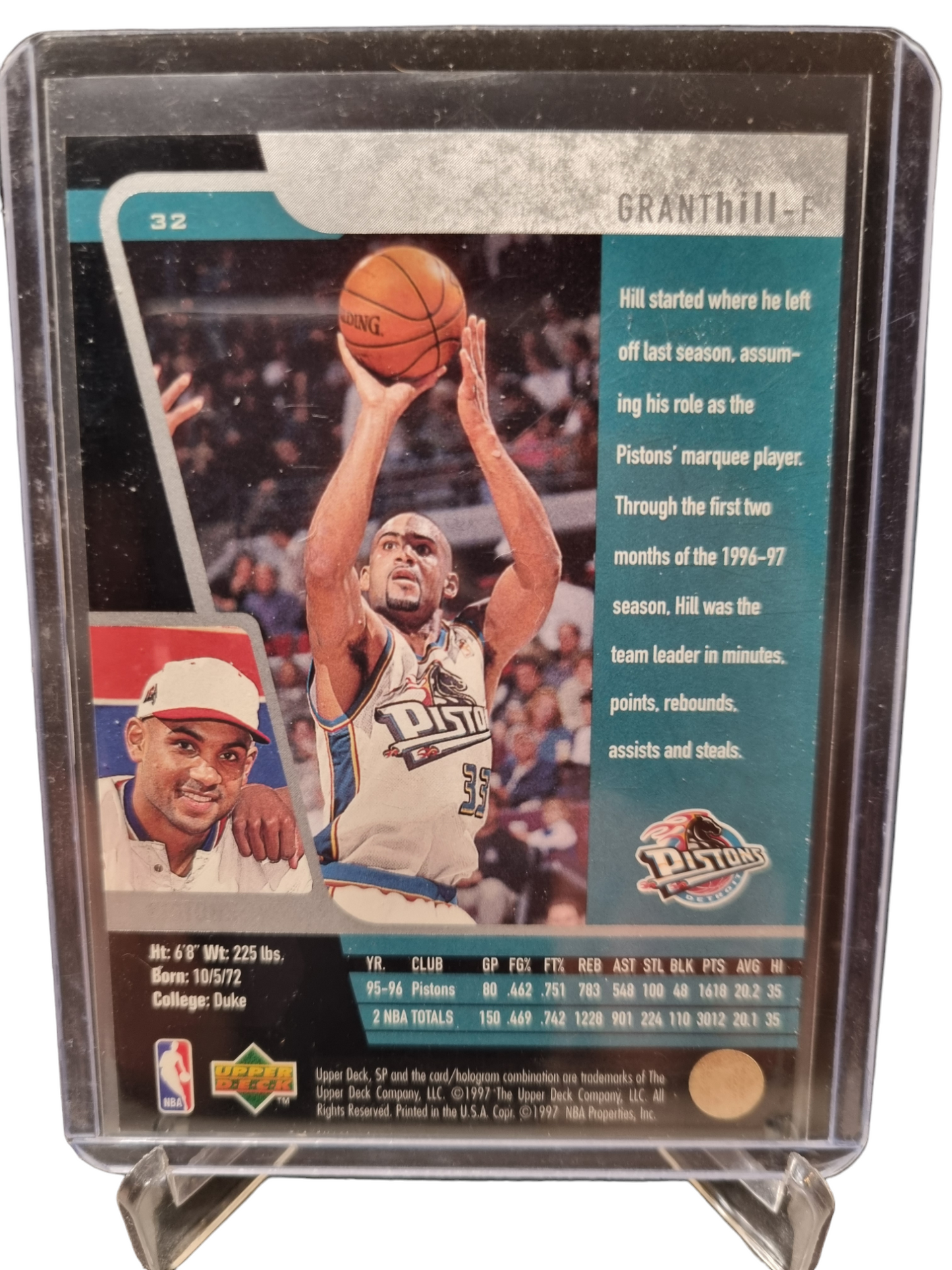 1997 Upper Deck #32 Grant Hill SP