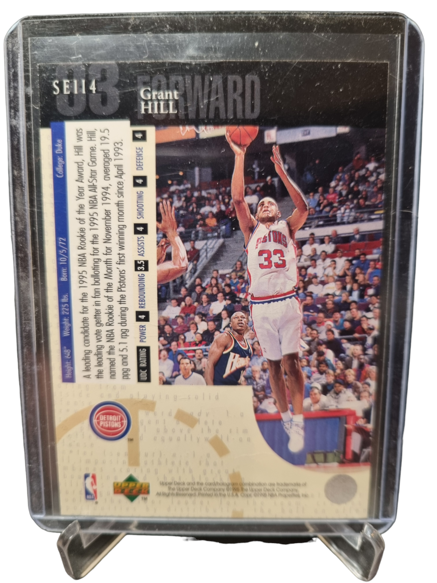 1995 Upper Deck #SE114 Grant Hill