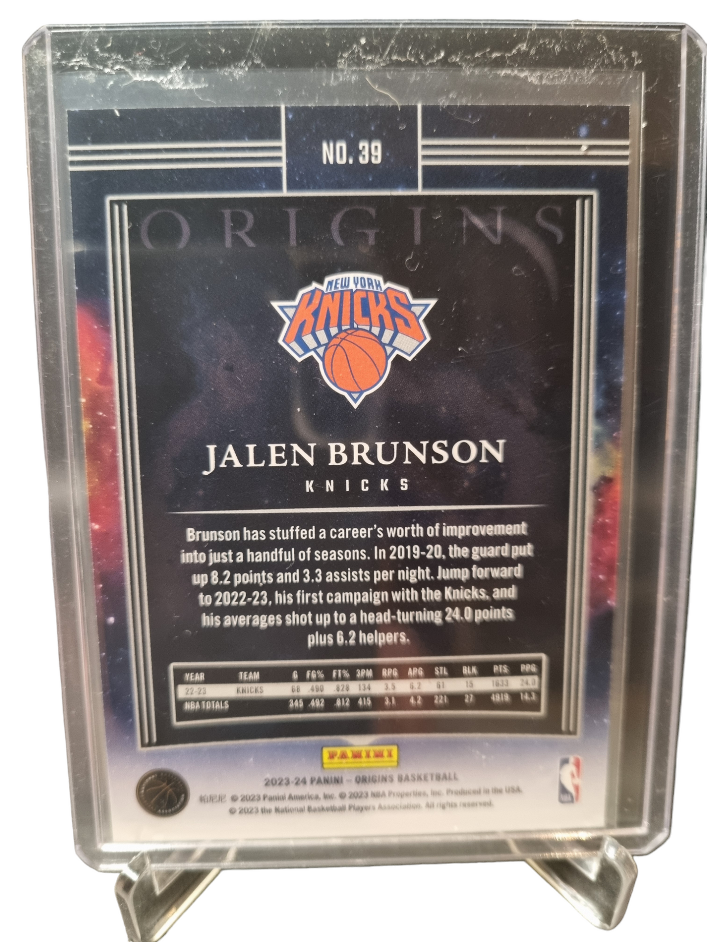 2023-24 Panini Origins #39 Jalen Brunson