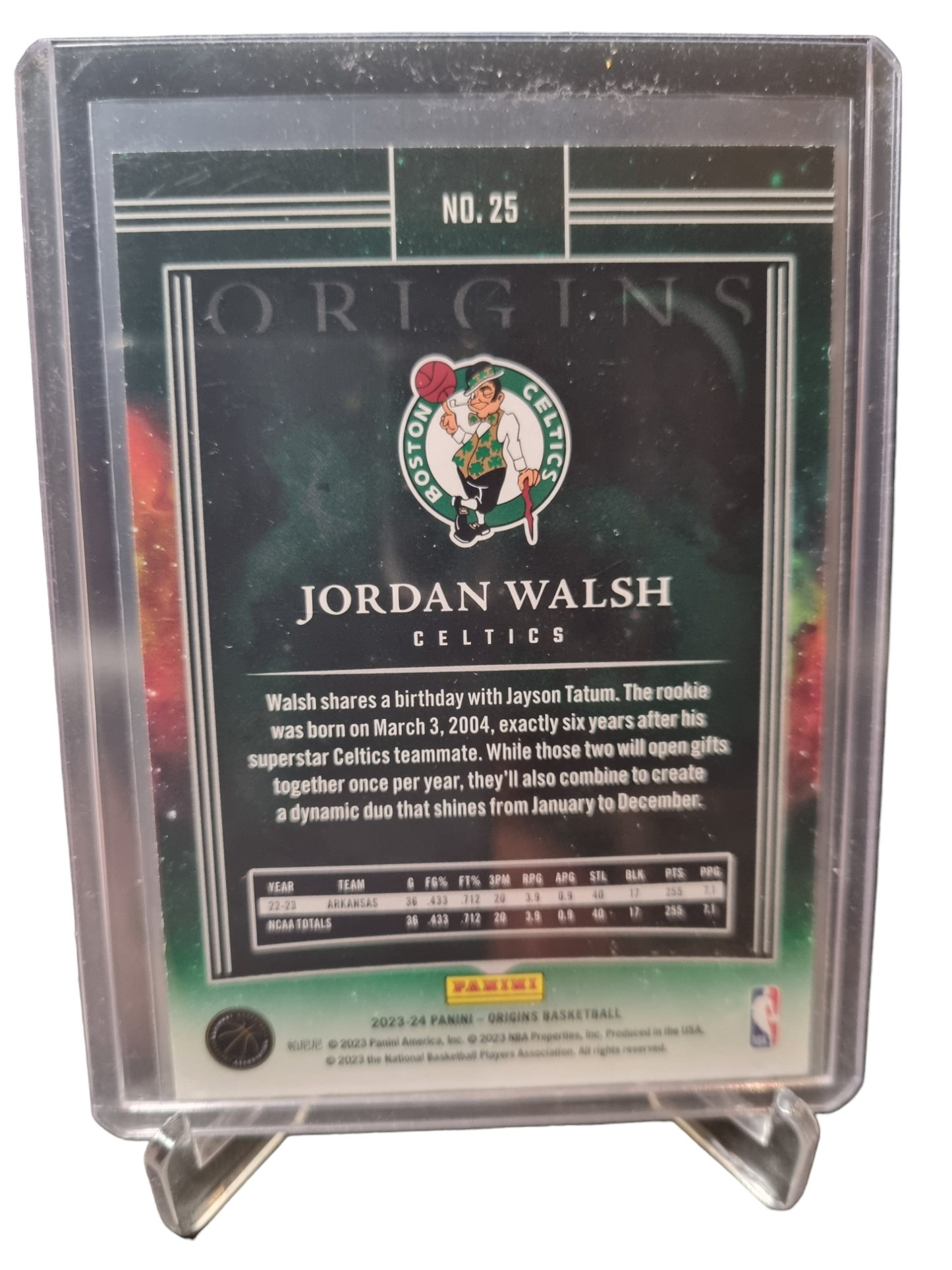 2023-24 Panini Origins #25 Jordan Walsh Rookie Card Red SP