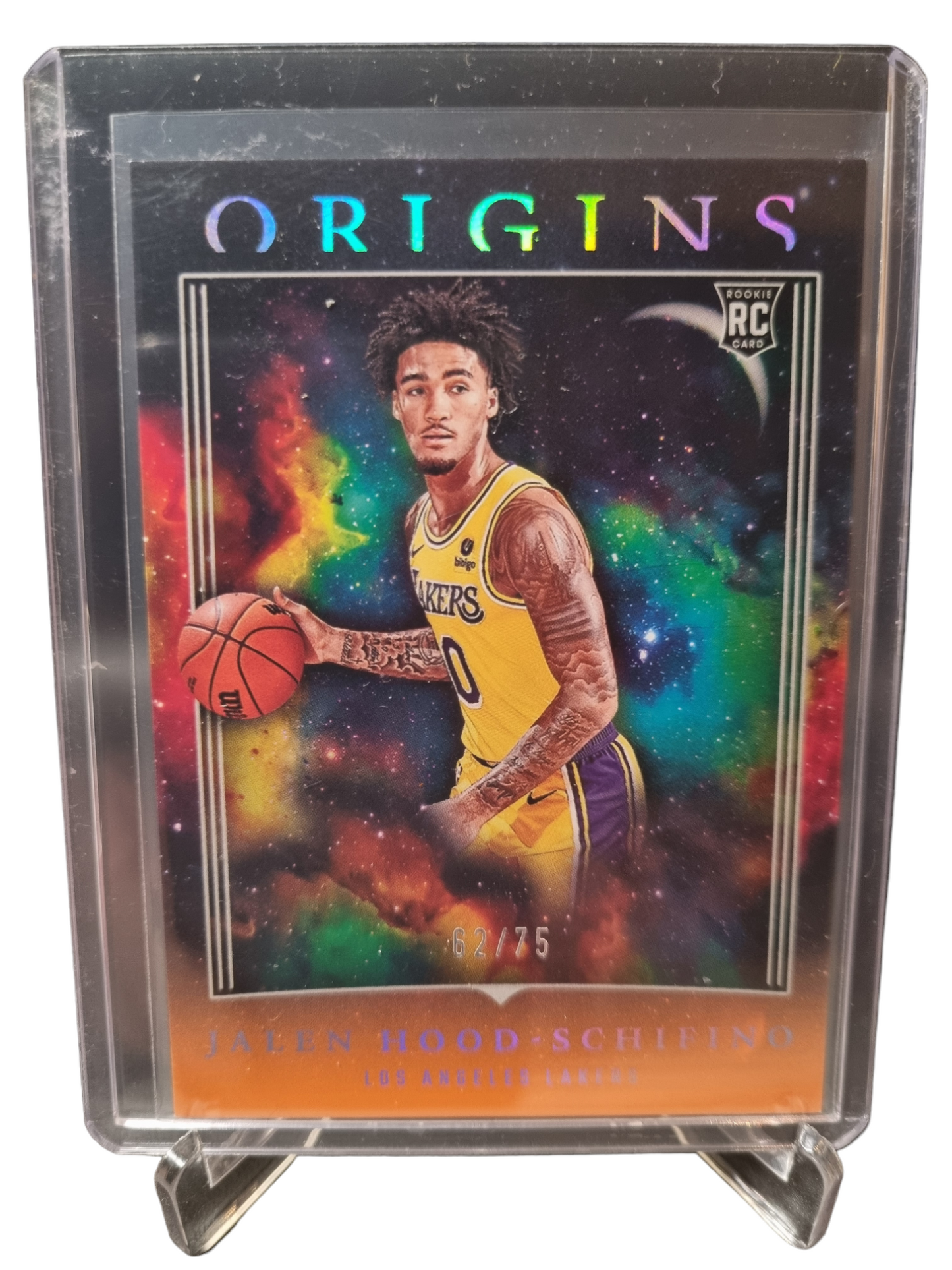 2023-24 Panini Origins #92 Jalen Hood-Schifino Rookie Card Orange 62/75