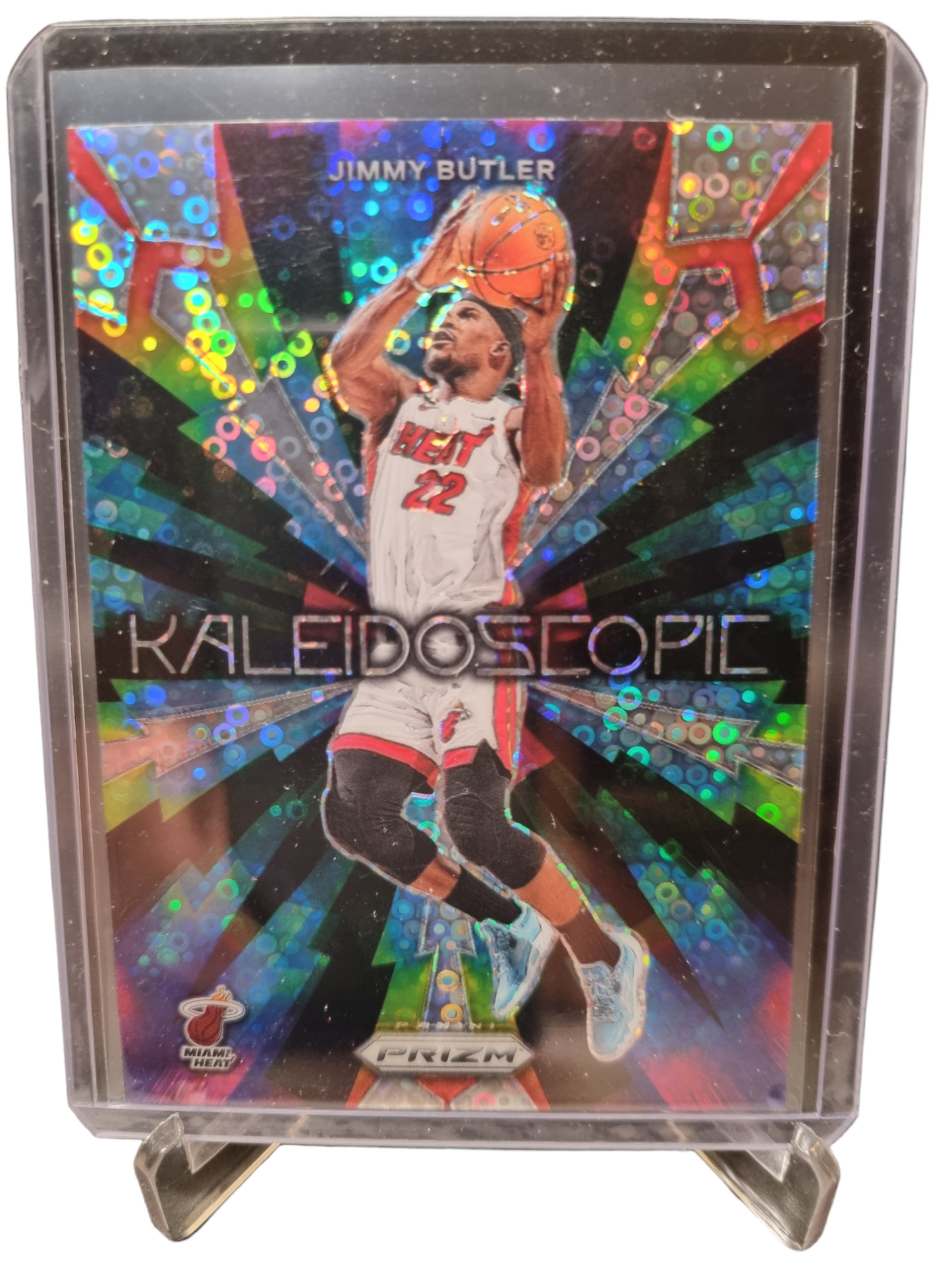 2023-24 Panini Prizm #30 Jimmy Butler Kaleidoscopic Fast Break Prizm