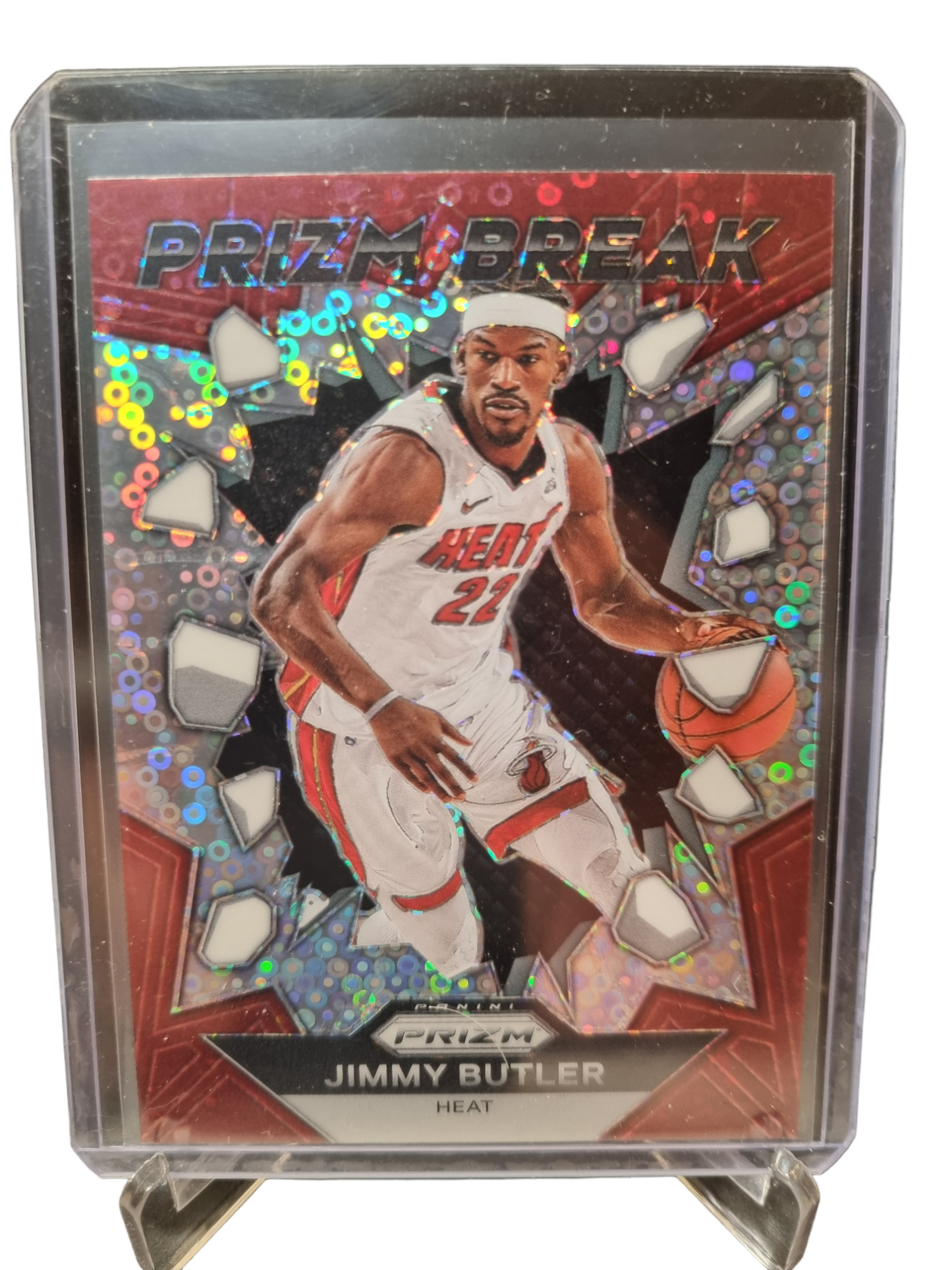 2023-24 Panini Prizm #18 Jimmy Butler Prizm Break Fast Break Prizm