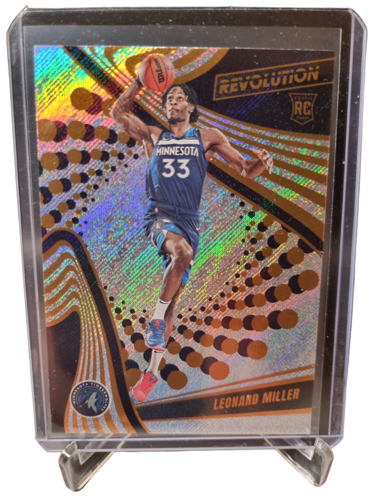 2023-24 Panini Revolution #133 Leonard Miller Rookie Card