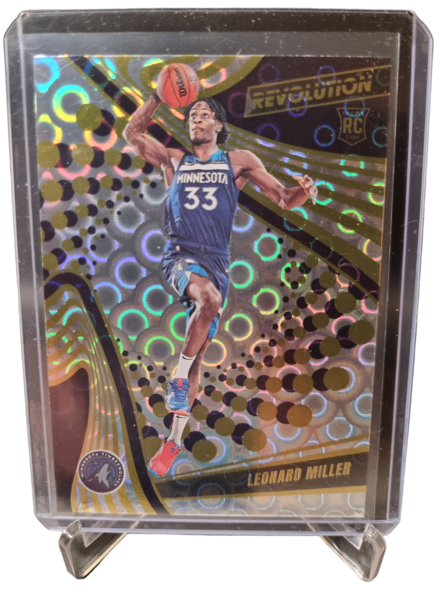 2023-24 Panini Revolution #133 Leonard Miller Rookie Card Groove