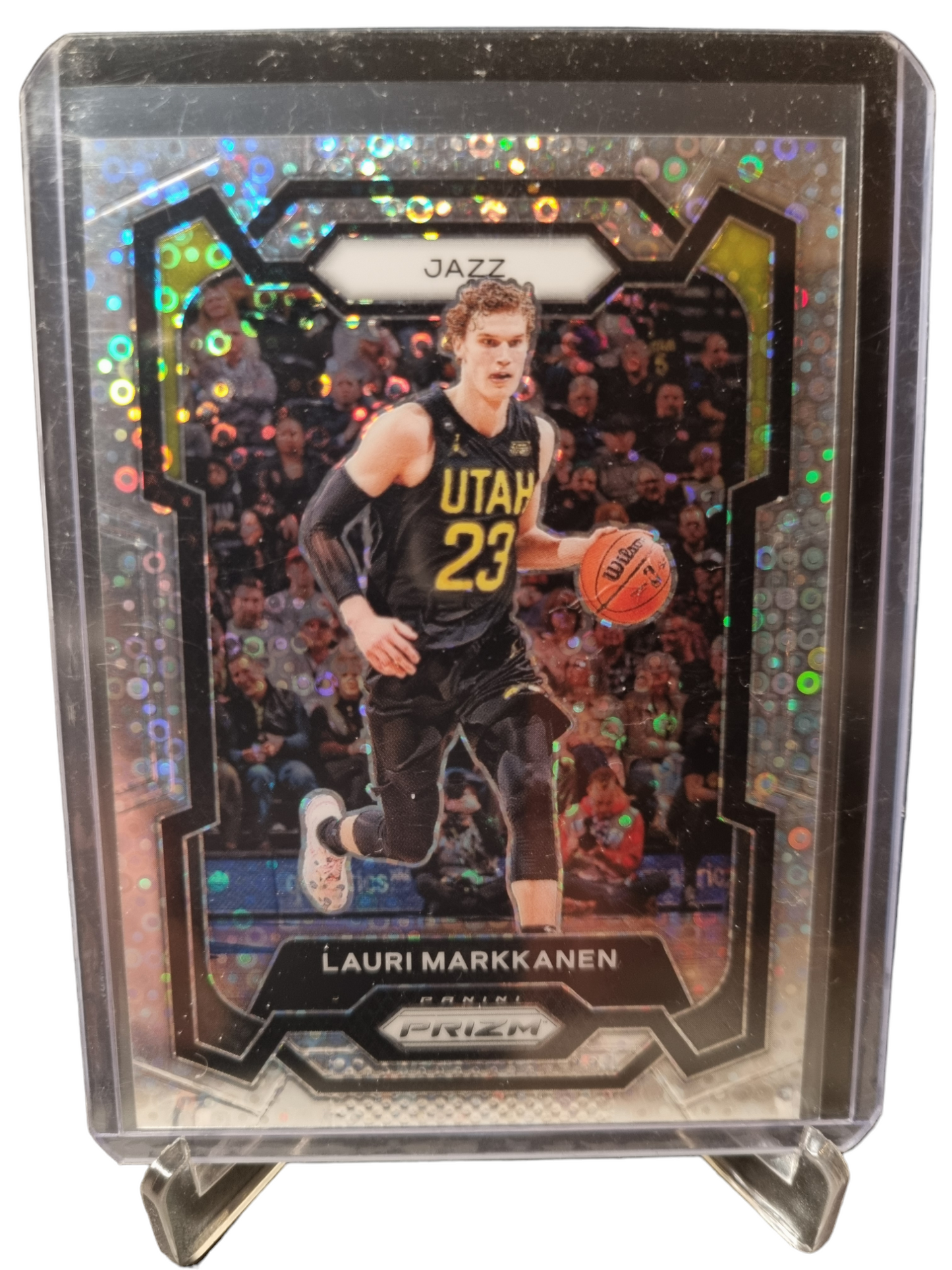 2023-24 Panini Prizm #93 Lauri Markkanen Silver Fast Break Prizm