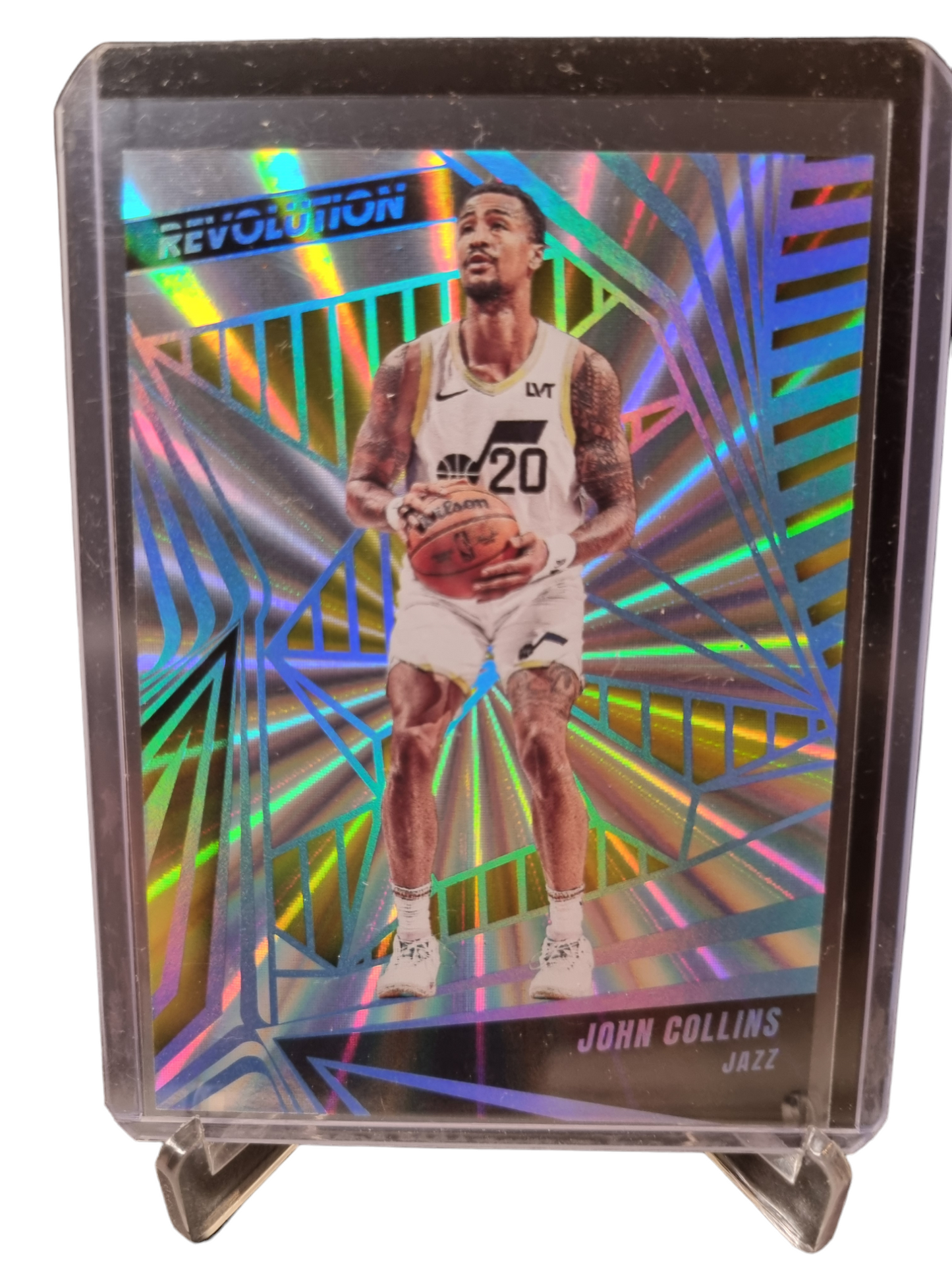 2023-24 Panini Revolution #50 John Collins Sunburst 35/75