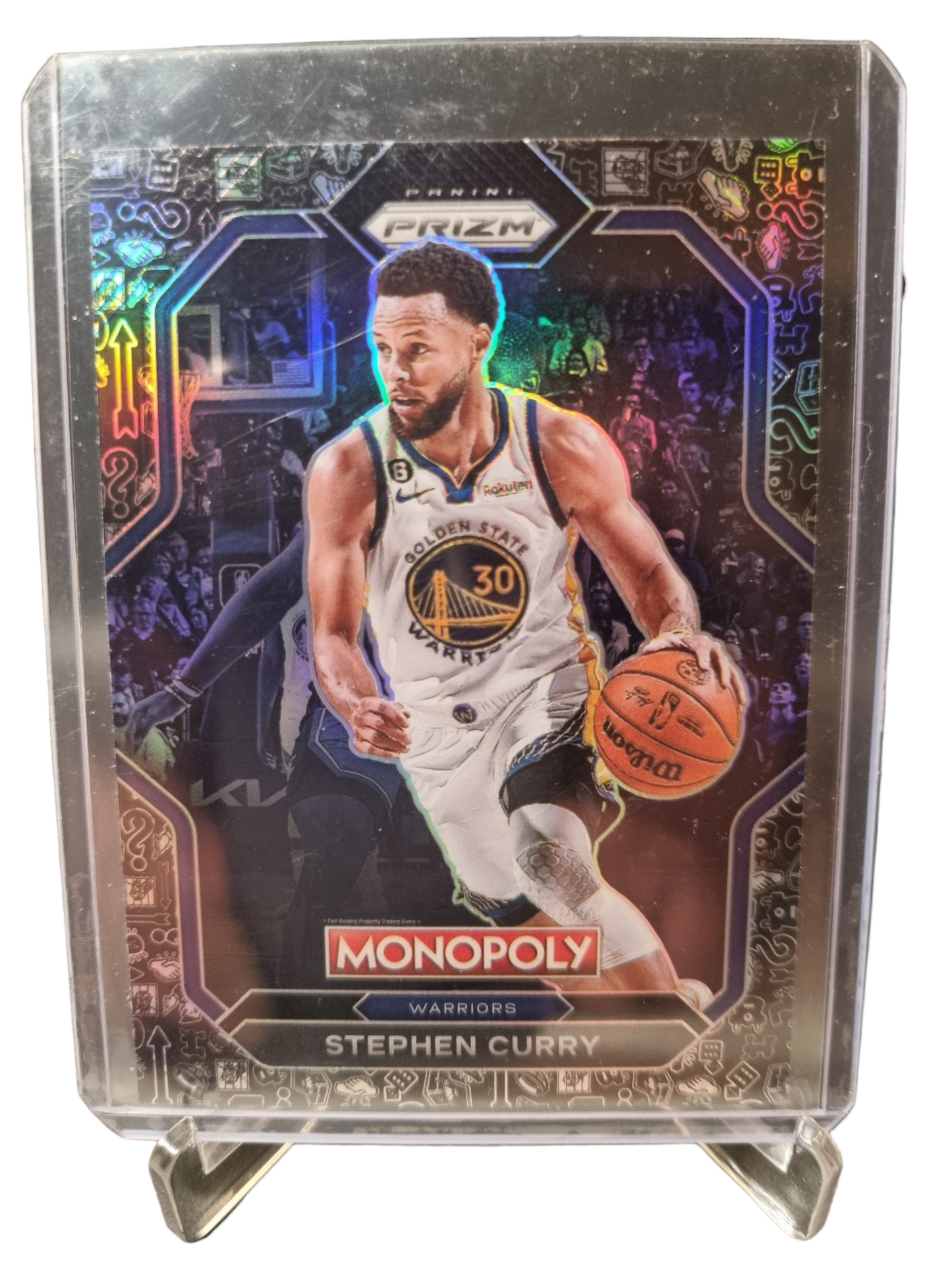 2022-23 Panini Prizm #PS6 Stephen Curry Monopoly Classic Icons Prizm