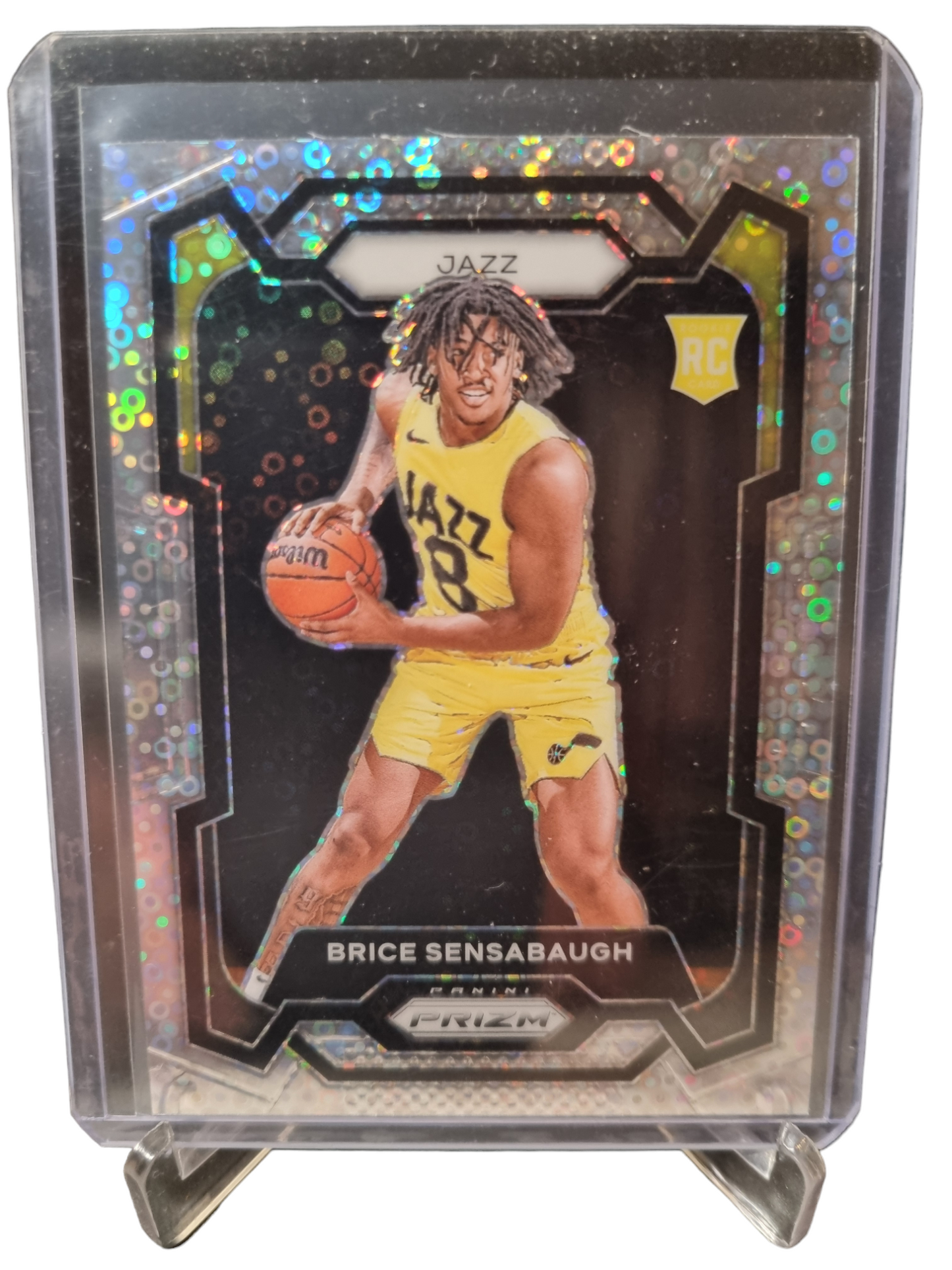 2023-24 Prizm #177 Brice Sensabaugh Rookie Card Fast Break Prizm