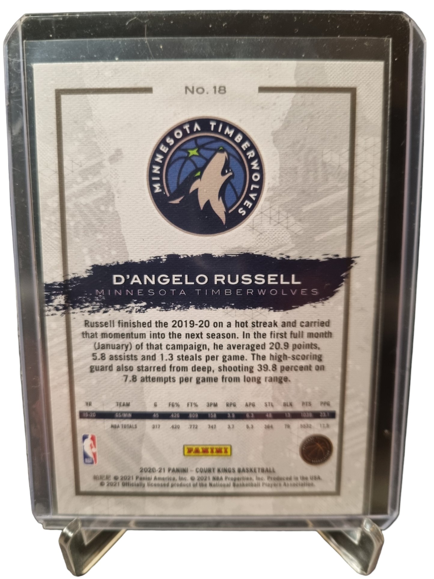 2020-21 Panini Court Kings #18 D'Angelo Russell