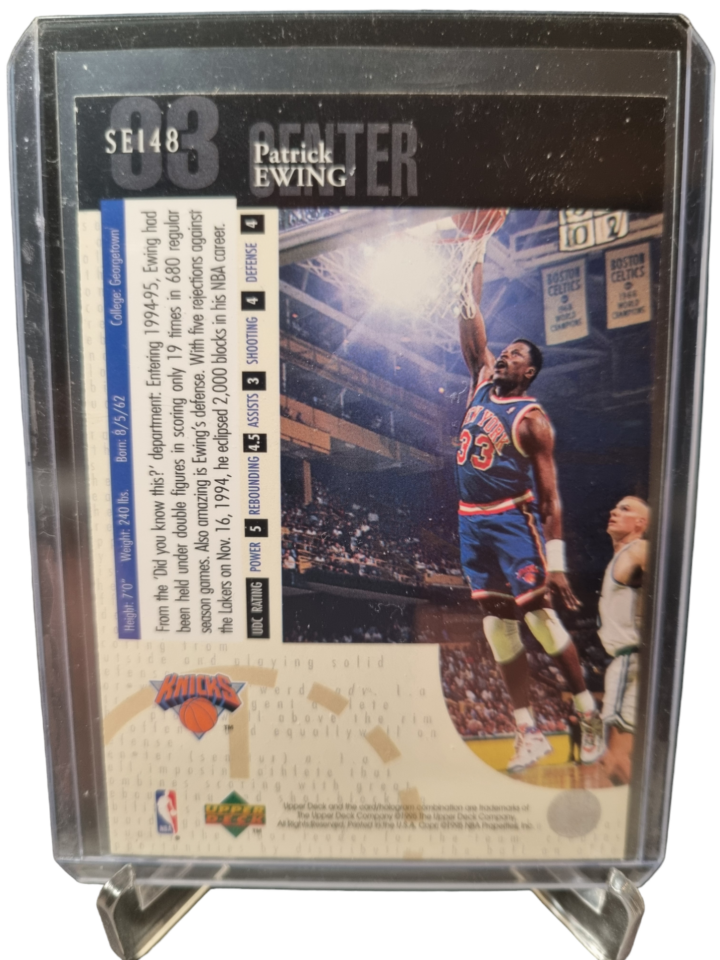 1995 Upper Deck #SE148 Patrick Ewing