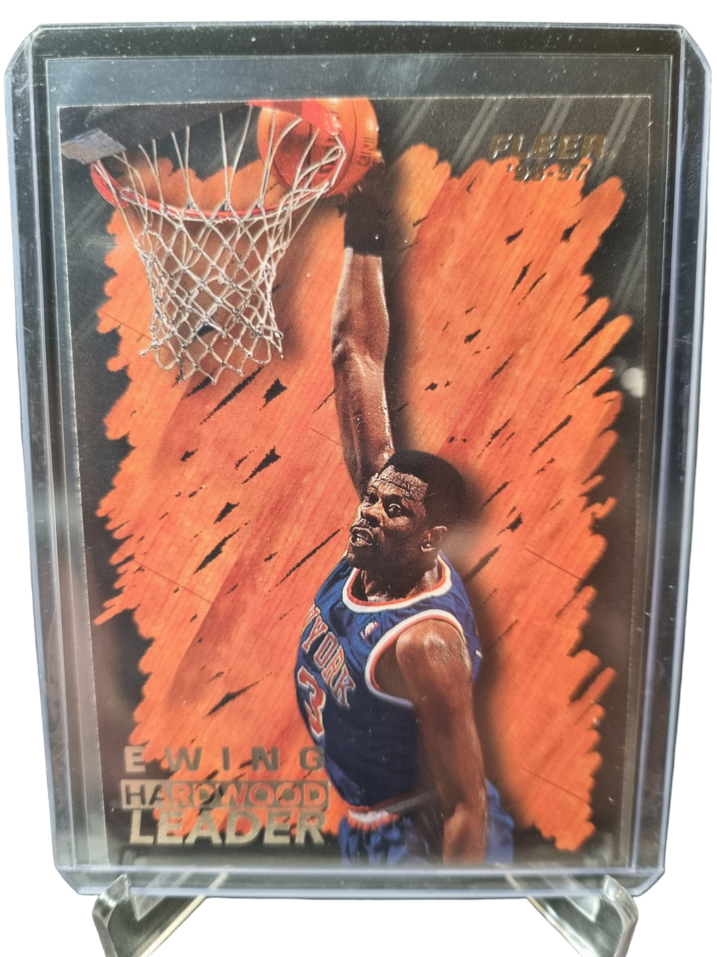 1996-97 Fleer #137 Patrick Ewing Hardwood Leader