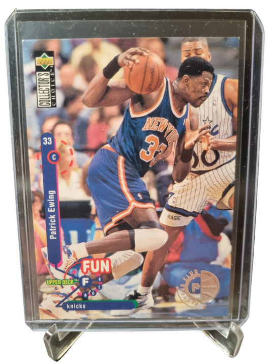 1995 Upper Deck #183 Patrick Ewing Fun Facts Players Club