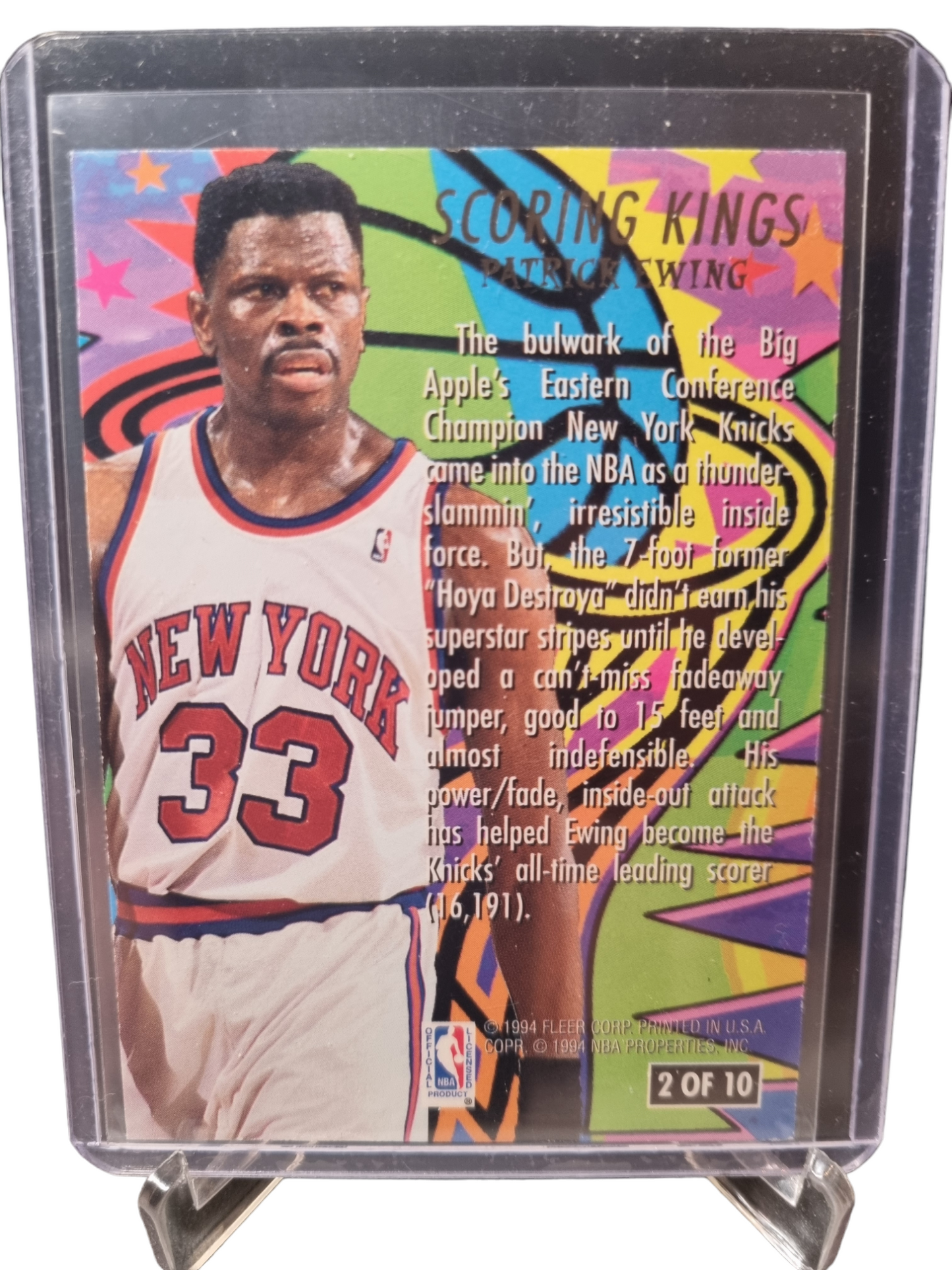 1994-95 Fleer Ultra #2 of 10 Patrick Ewing Scoring Kings