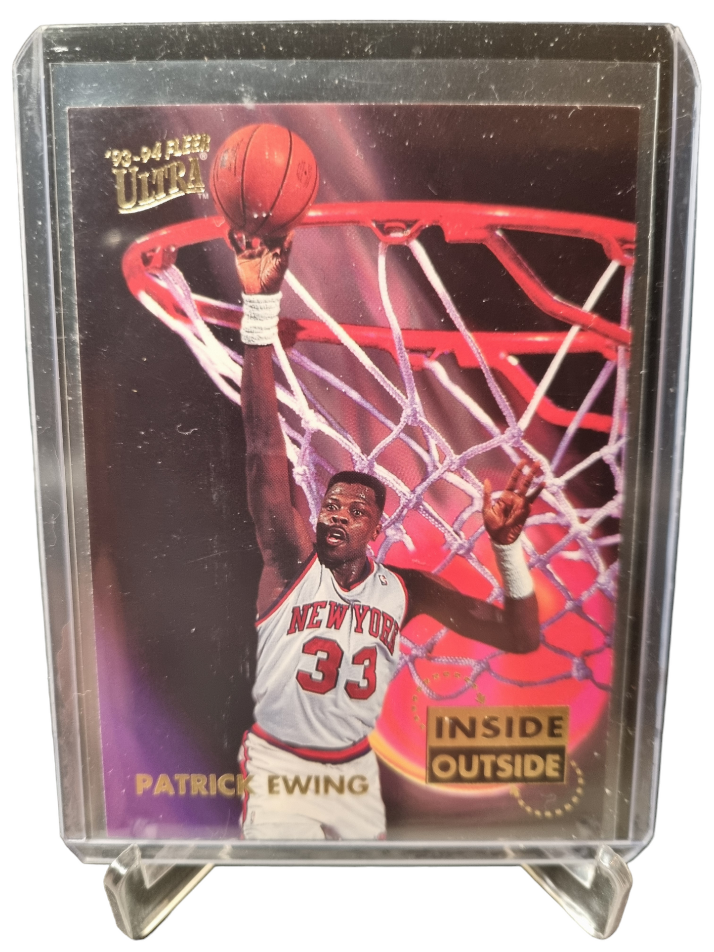 1993-94 Fleer Ultra #1 of 10 Patrick Ewing Inside Outside