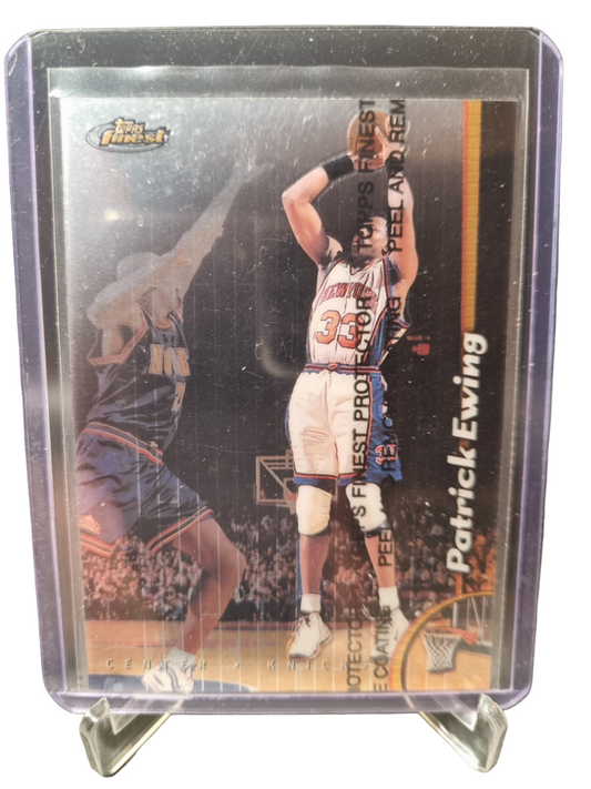 1999 Topps Finest #135 Patrick Ewing With Protective Coating