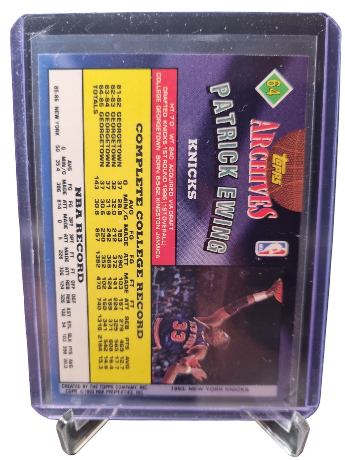 1992 Topps Archives #64 Patrick Ewing