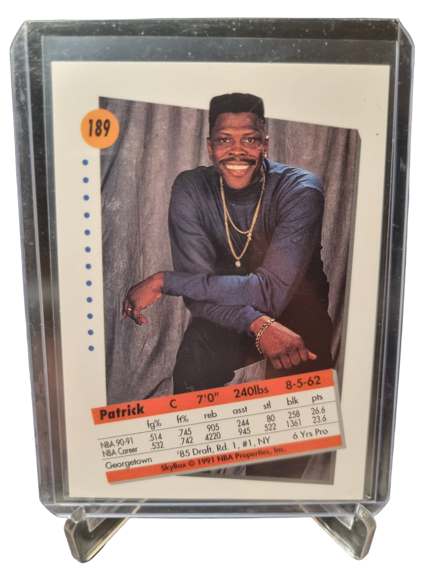 1991 Skybox #189 Patrick Ewing