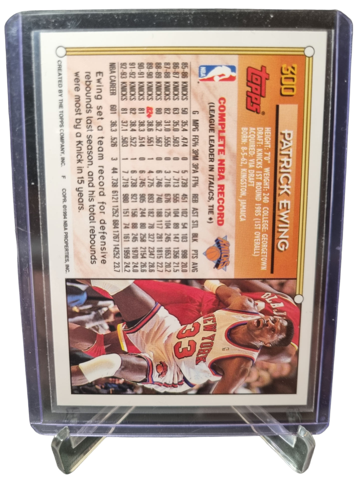 1994 Topps #300 Patrick Ewing