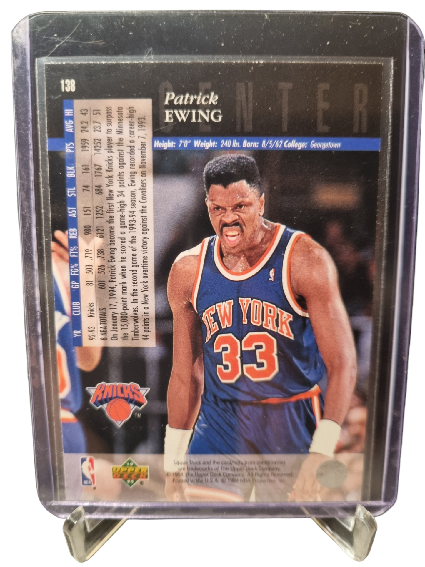 1994 Upper Deck #138 Patrick Ewing