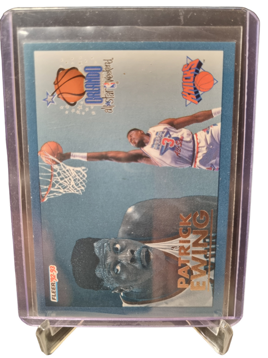 1992-93 Fleer #5 of 24 Patrick Ewing All-Star Weekend