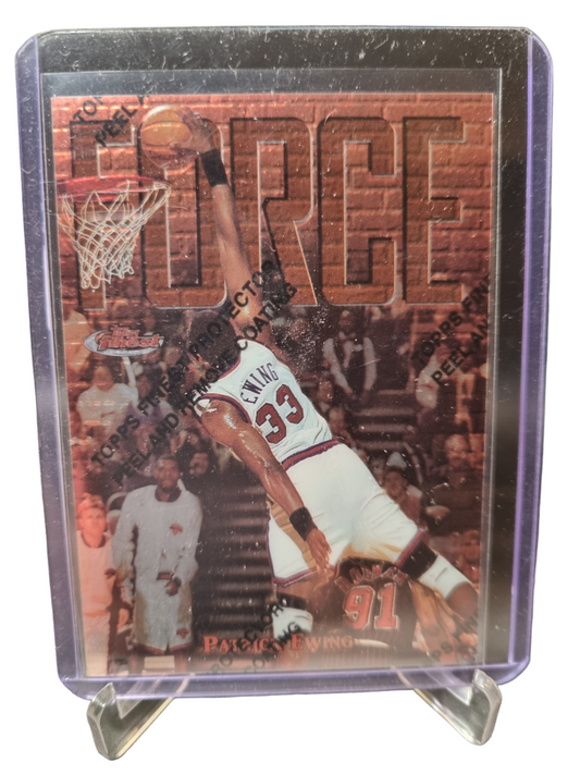 1997 Topps Finest #56 Patrick Ewing Force With Protective Coating