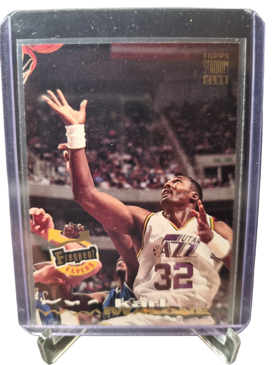 1993-94 Topps Stadium Club #186 Karl Malone Frequent Flyers