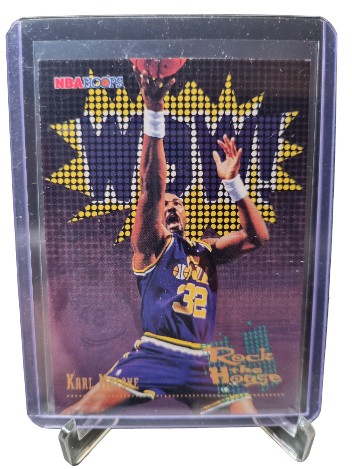 1996 Hoops #387 Karl Malone Rock The House