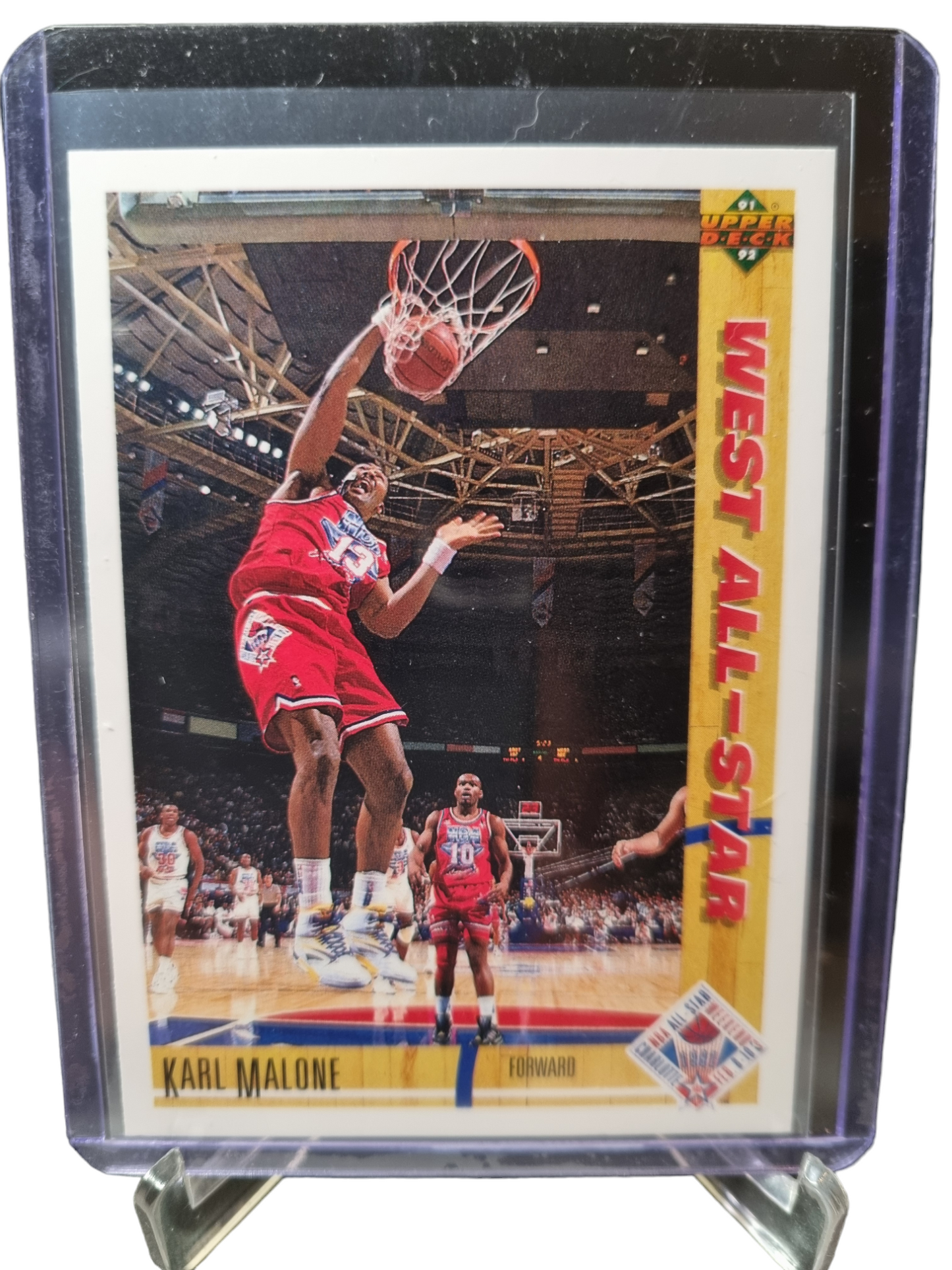 1991 Upper Deck #51 Karl Malone West All-Star