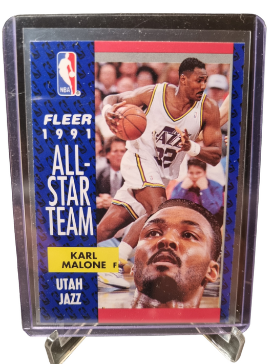 1991 Fleer #219 Karl Malone 1991 All-Star Team