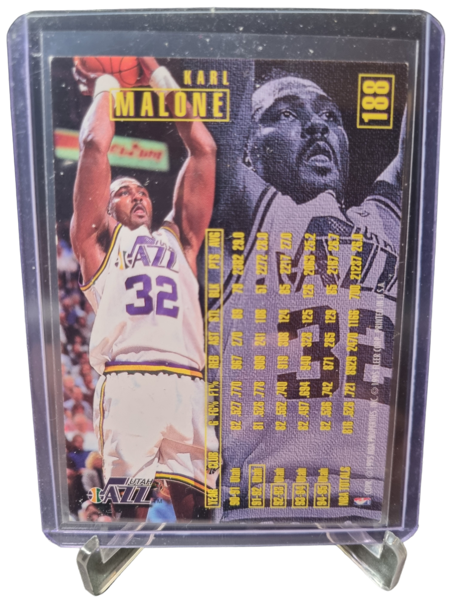 1995-96 Fleer #188 Karl Malone