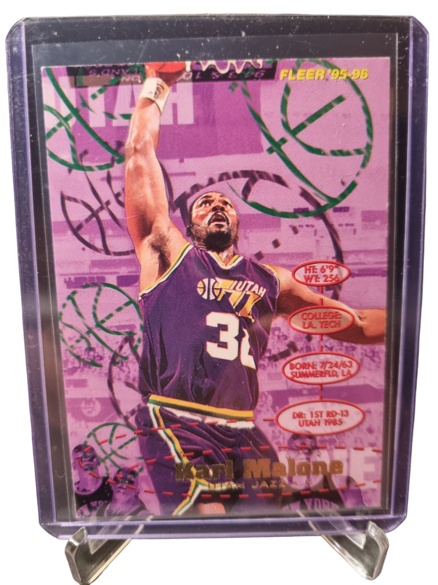 1995-96 Fleer #188 Karl Malone