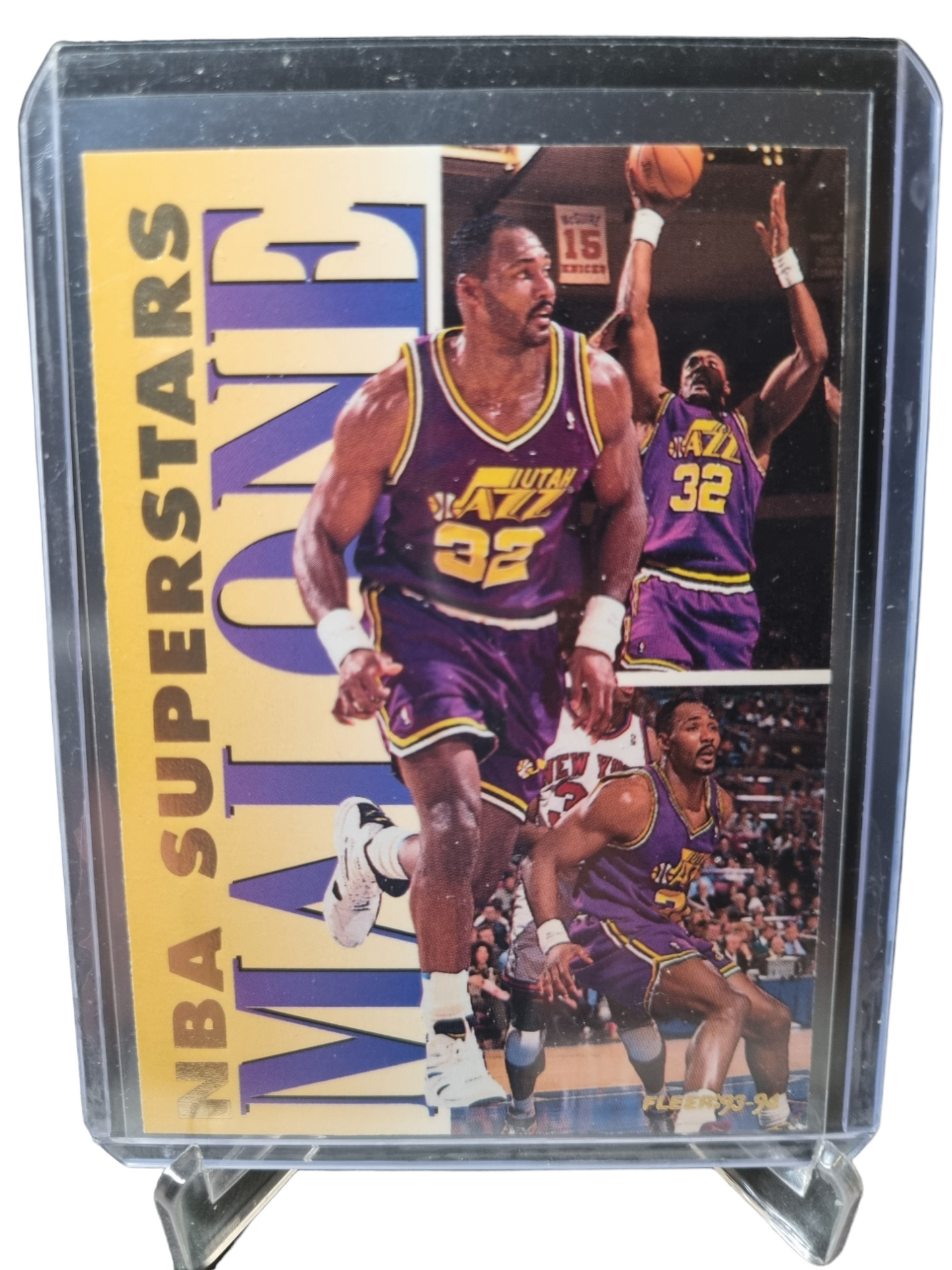 1994 Fleer #10 of 20 Karl Malone NBA Superstars