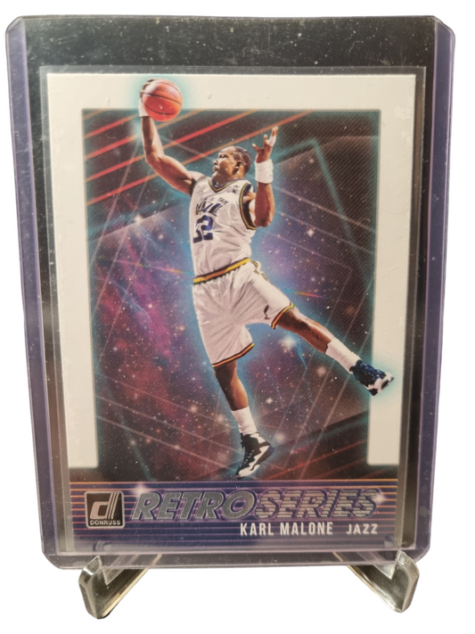 2021-22 Panini Donruss #25 Karl Malone Retro Series