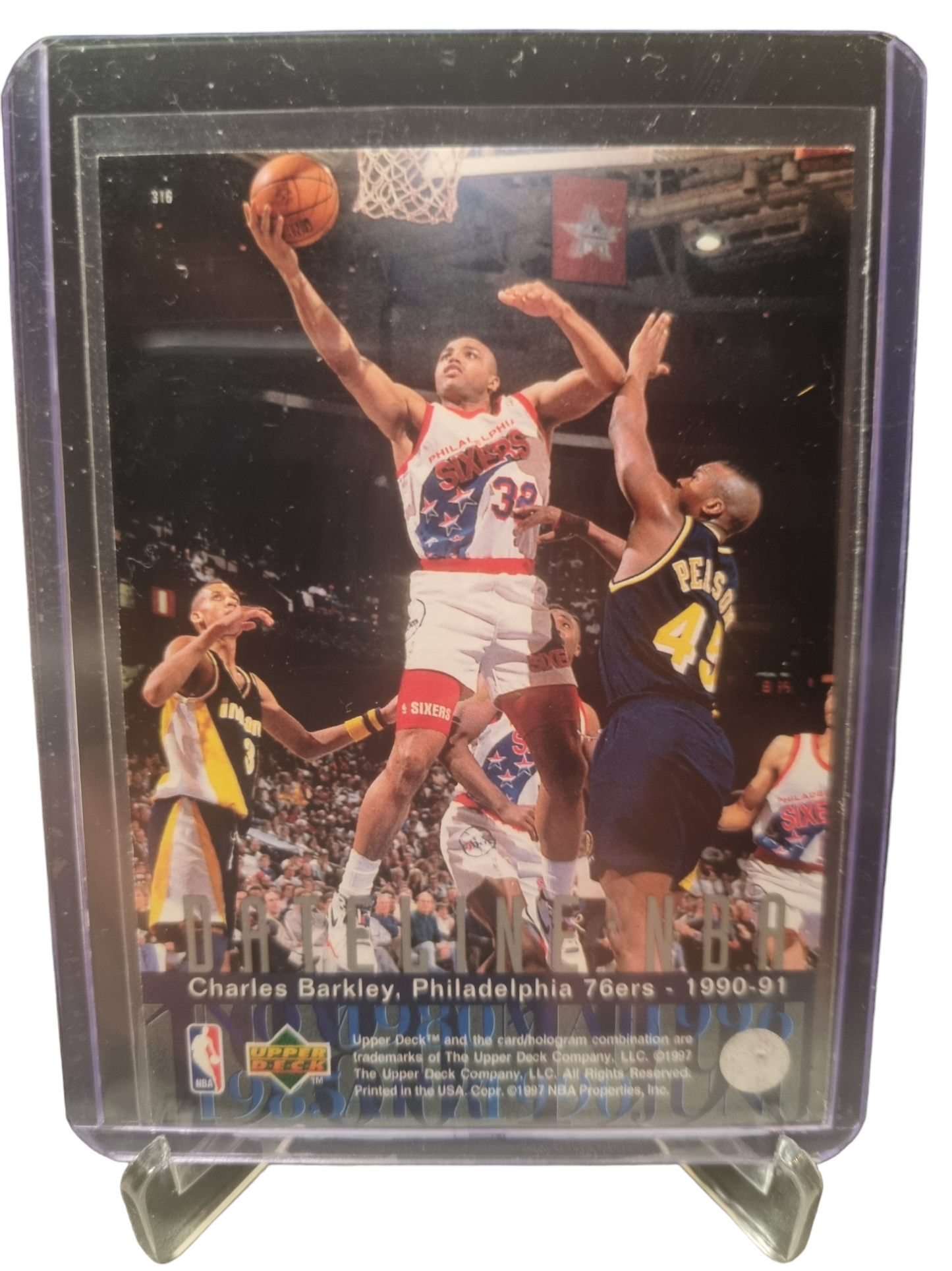 1997 Upper Deck #316 Charles Barkley Dateline NBA