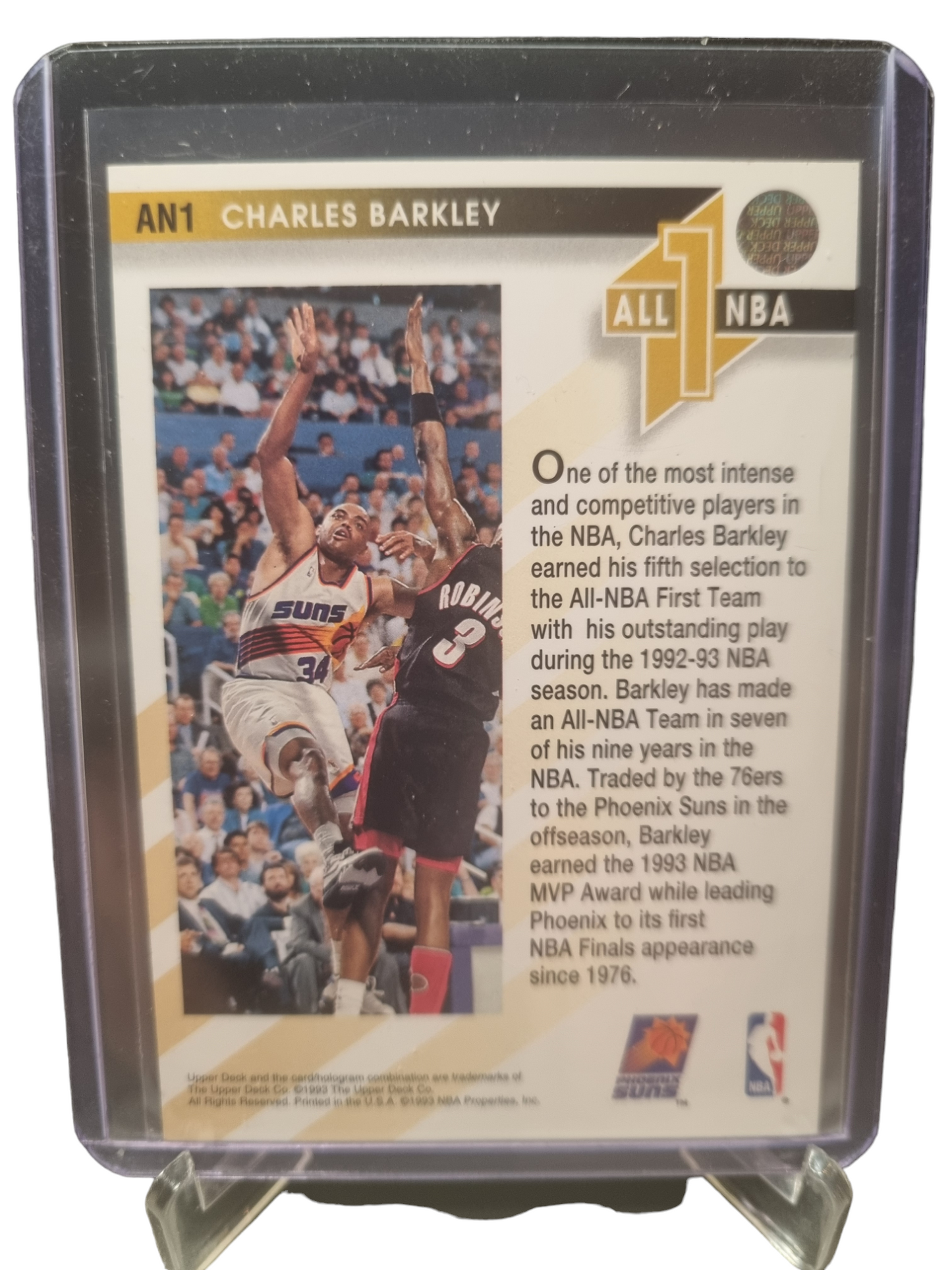 1993 Upper Deck #AN1 Charles Barkley All NBA First Team