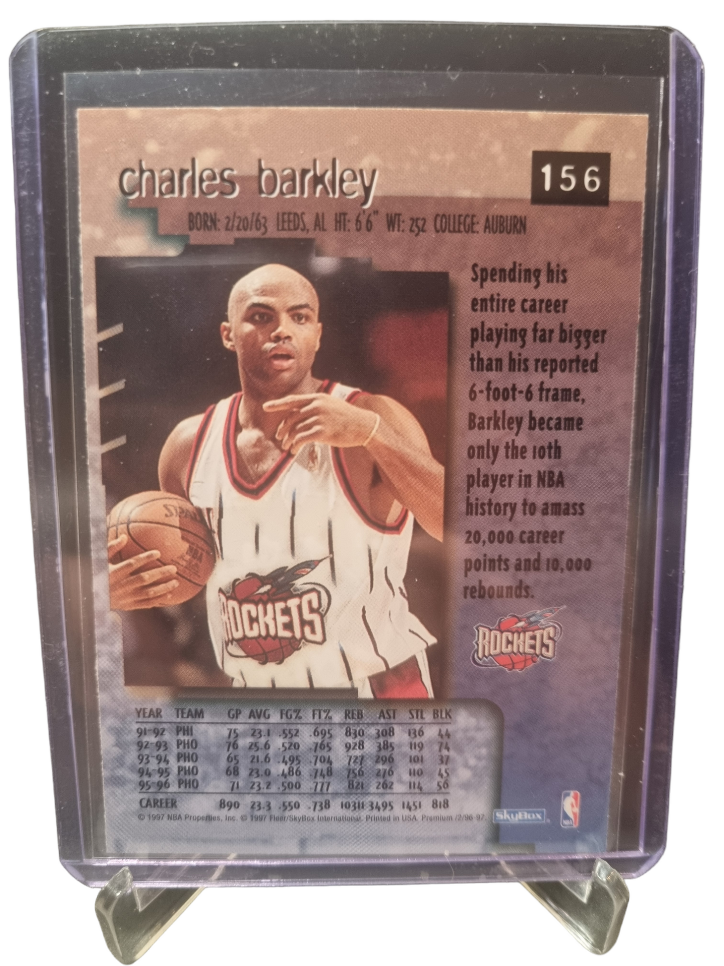 1997 Skybox Premium #156 Charles Barkley