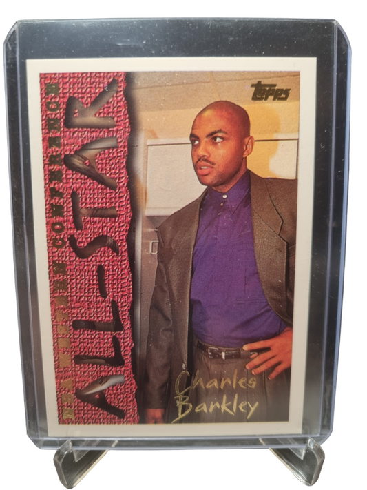 1995 Topps #195 Charles Barkley All-Star Western Conference Gold Foil